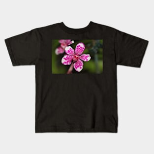 Pink and White Orchid Kids T-Shirt